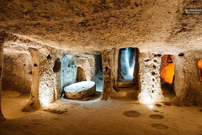 1 Day Package Tour with Hot Air Balloon Flight - Ozkonak Underground City (UNESCO): the “how did people live here” stop
