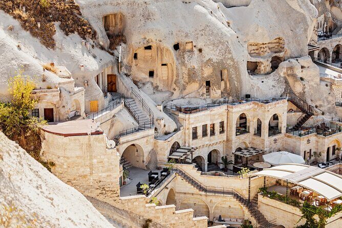 All-in-One Cappadocia Tour: Combined Red and Green Tour - Uchisar Castle and fairy chimney viewpoints: the highest point payoff