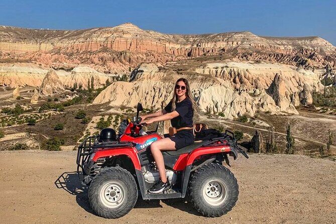 Capadocia atv tour through fairy chimneys and love valley - Stop 4 in Çavuşin Village: sunset-style viewing without the marathon