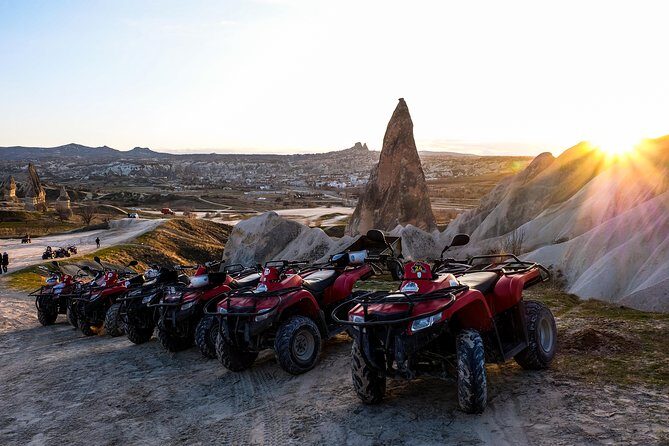 Cappadocia 3,5-Hours Quad Safari with BBQ - Sipping Soft Drink and Eating Sujuk BBQ: Simple, Not Fancy