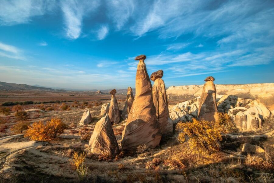Cappadocia: Blue Tour with Entry Fees and Lunch - Red Valley and Çavuşin Cave Village: Rock Castles and Cave Homes
