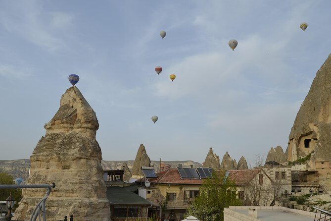 Cappadocia Goreme Balloon Tour - The Red (Rose) Valley flight: the view with color in the name