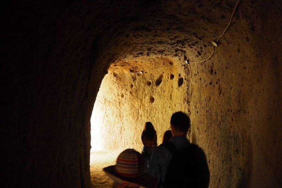 Cappadocia: Green Tour - Ihlara Valley & Underground City - Göreme Panorama: where fairy chimneys make sense fast
