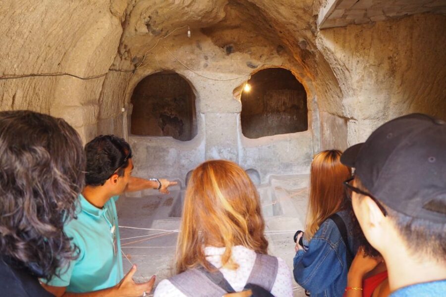 Cappadocia: Green Tour - Ihlara Valley & Underground City - Derinkuyu Underground City: a maze with claustrophobia math