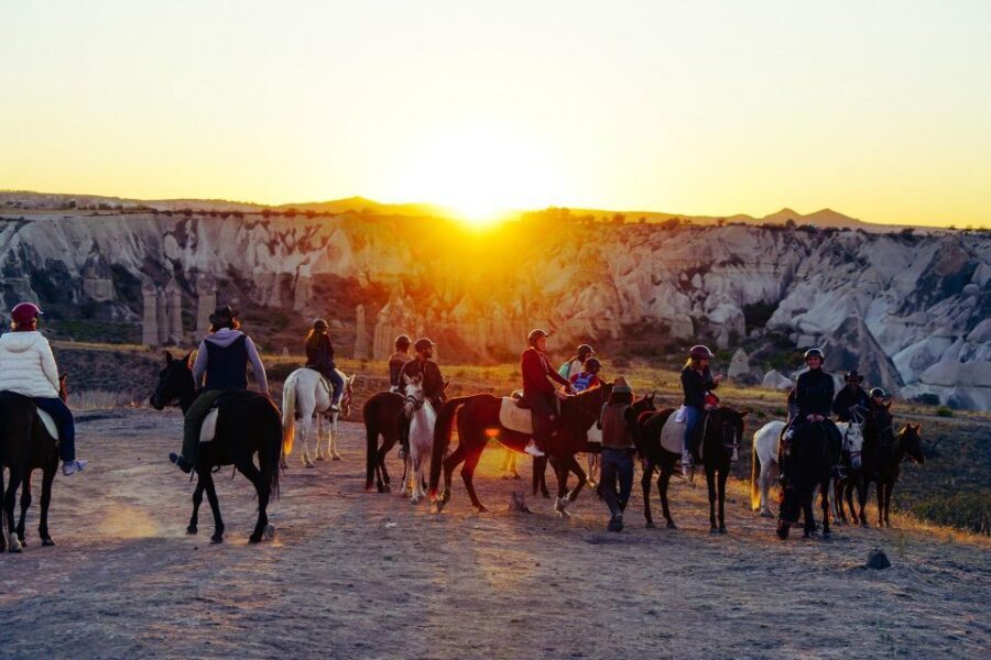 Cappadocia: Horse Riding Tour Sunset or Day Time with Pickup - Group Size, Pace, and Ride Comfort on Uneven Ground