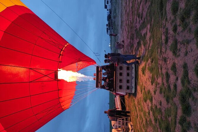 Cappadocia Hot Air Balloon Flight / Over Goreme & FairyChimneys - Tubos Travel’s Departure Point: Balloon Prep Up Close