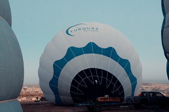 Cappadocia Hot Air Balloon Ride/ Turquaz Balloons - Landing in Cappadocia: champagne, dessert, and keepsakes