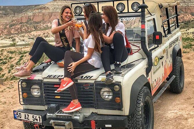 Cappadocia Jeep Safari Adventure - Sunrise Sunset, Day Time Tours - Gomeda Valley caves, Saint Basilios, Alakara, and the underground-city stop