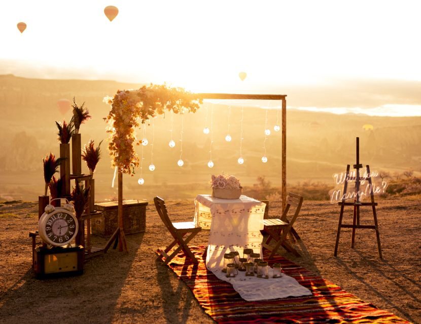 Cappadocia: Love Valley Proposal Service with Transfers - How to plan your proposal flow in 2.5 hours