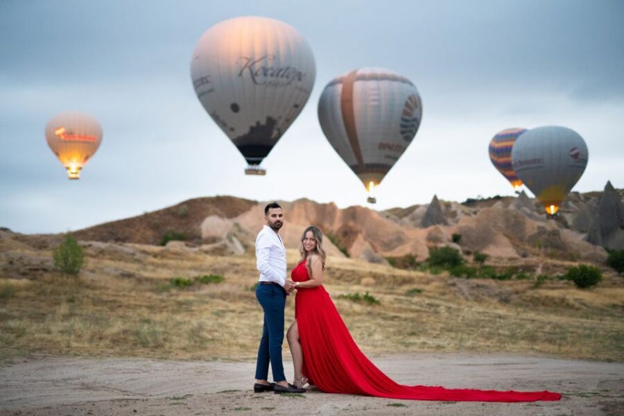 Cappadocia: Photo Shooting Tour - Where the magic happens: flying-dress photos with sunrise balloons
