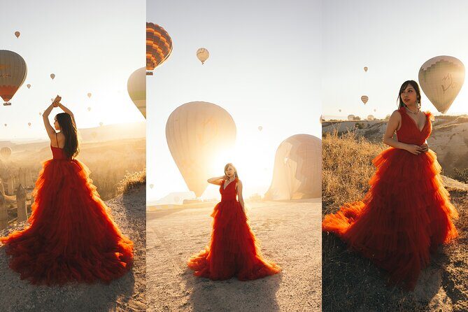 Cappadocia Photoshooting with Flying Dress - What You Get Back: Digital Photos and 15 Edited Picks