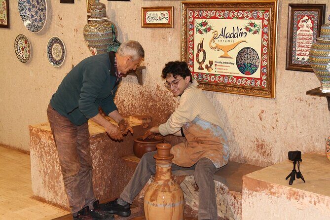 Cappadocia Pottery Workshop Class - What’s Included: Tea, Coffee, and a Free Pottery Trial