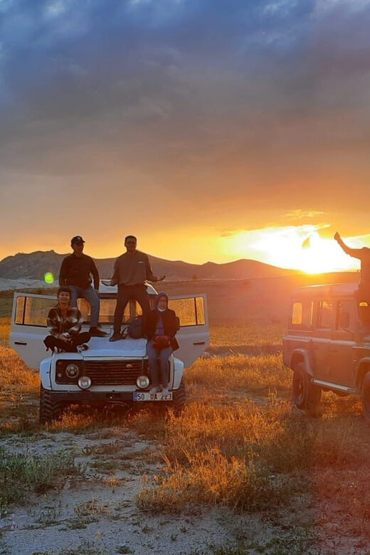Cappadocia: Private Sunset, Sunrise & Day Jeep Safari Tour - Catching Cappadocia’s sundowner the practical way
