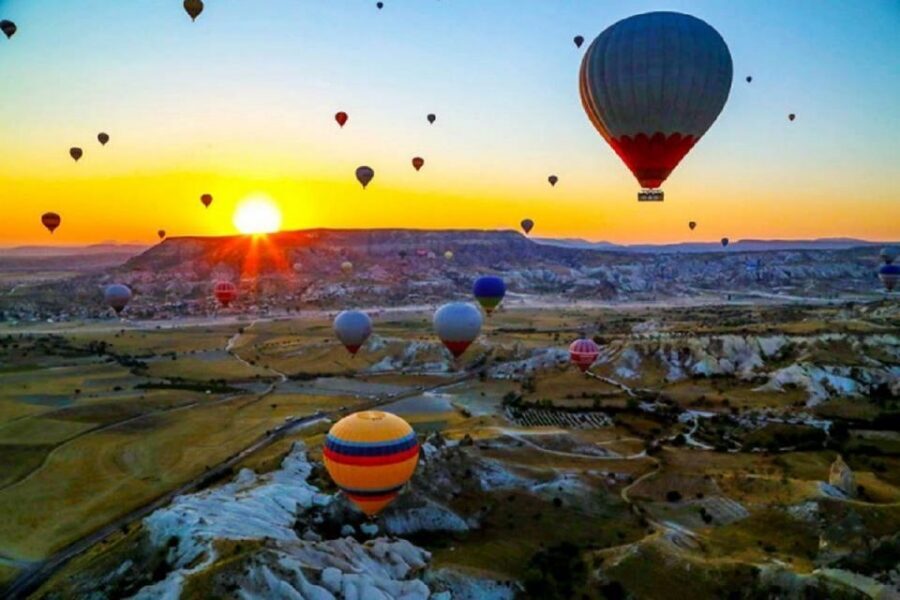 Cappadocia: Red Tour and Sunrise Balloon Tour - Pasabag Monks Valley: three-headed pinnacles and the Holy Trinity