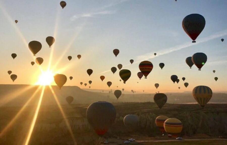 Cappadocia: Red Tour and Sunrise Balloon Tour - Uchisar Castle: ending on the highest rock in the Göreme region