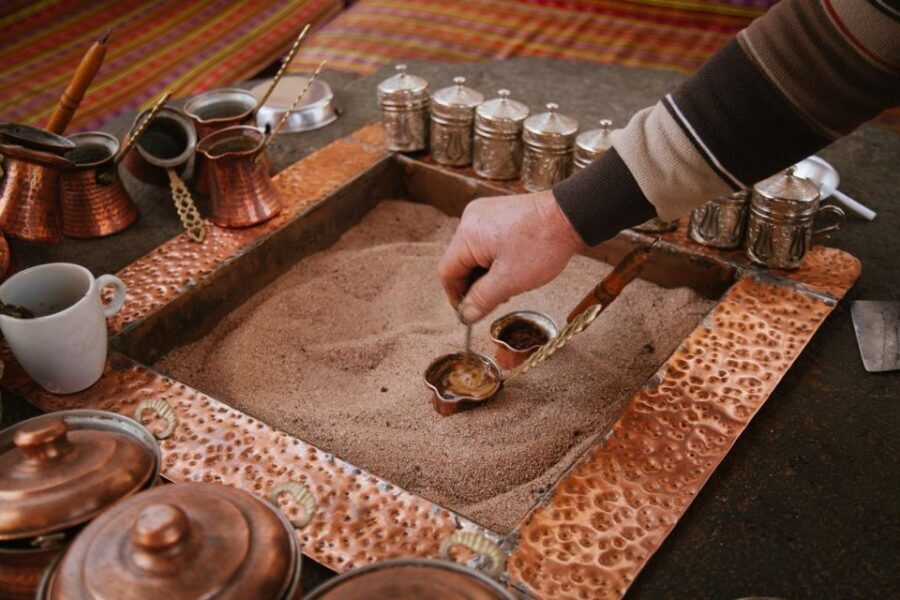 Cappadocia: Sand-Brewed Turkish Coffee Workshop - Taste Pairings: Turkish Tea, Turkish Delight, and Cake