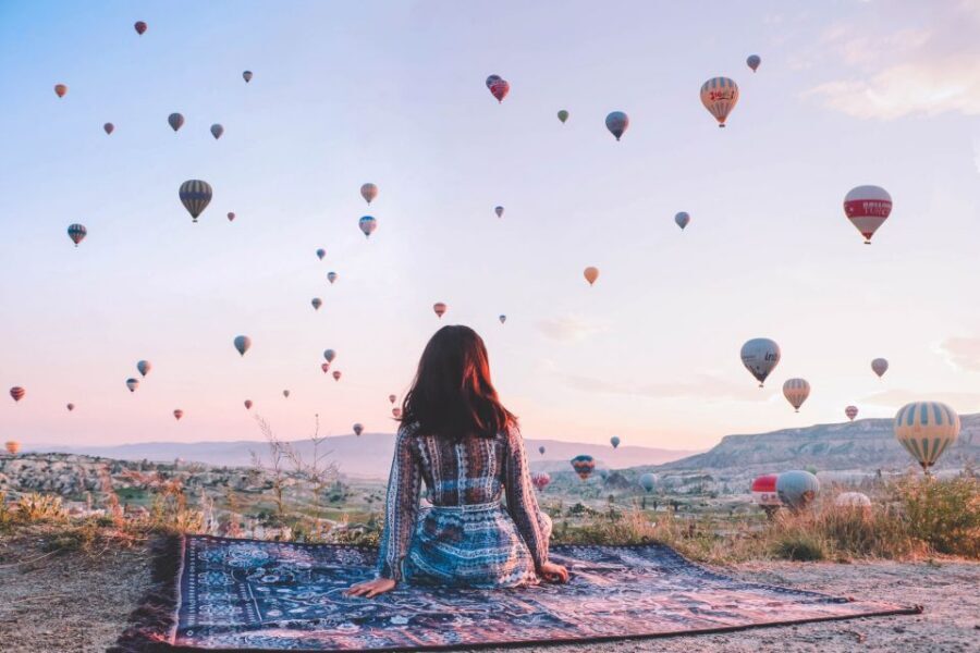 Cappadocia: Sunrise Balloon Watching Tour with Photographer - Love Valley: fairy chimneys, better light, and sky depth