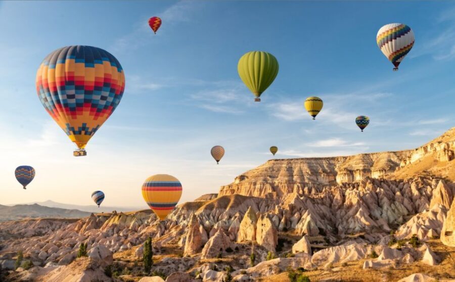 Cappadocia: Sunrise Balloon Watching Tour with Photographer - Rose Valley: takeoff prep and the “hundreds in the sky” feeling