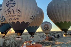 Cappadocia Sunrise Hot Air Balloon Flight / Discovery Balloons - Pickup, Breakfast, and the Pre-Flight Routine