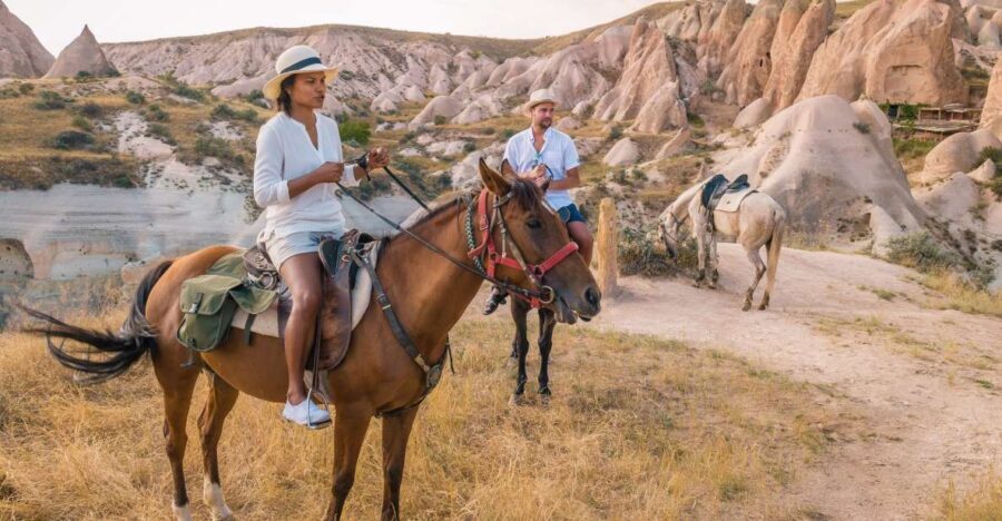 Cappadocia: Sunset Horse Trek Through the Valleys - The 2-Hour Sunset Trek: Cavusin, Rose Valley, and Back