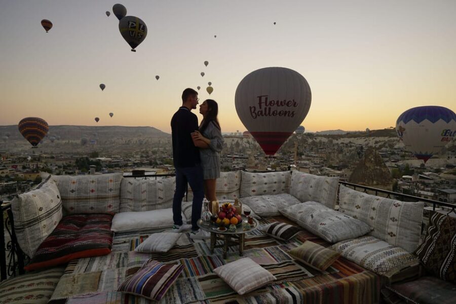 Cappadocia: Terrace Photo Spot With Balloon Flight View - Key takeaways