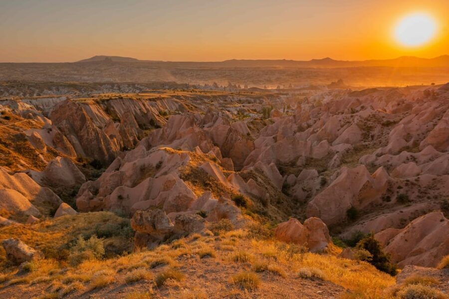 Cappadocia Watching the Sunset With Wine in Red Valley - Key things to know before you go