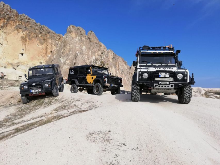 From Göreme/Ürgüp: Cappadocia Jeep Safari Sunrise or Sunset - From Göreme or Ürgüp: the ride starts with real convenience