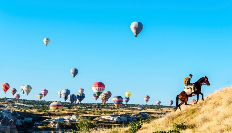 Goreme: Sunrise Horse Riding Excursion - Hot-air balloons rise: how to get the timing right