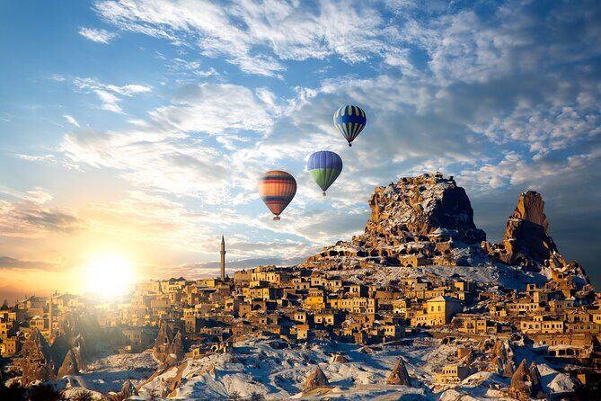 Hot Air Balloon Ride Cappadocia Goreme & Champagne party - Champagne Toast and Certificates After Landing