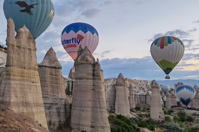 Hot Air Balloon Ride in Cappadocia / Goreme - Watching the balloons get ready: more than a waiting room