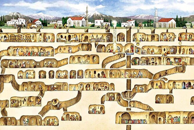 Largest Underground City Tour with Storyteller - Stop 1: Derinkuyu Yeraltı Şehri, the “main room” experience