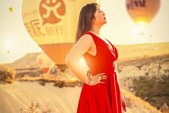 Marriage Proposal and Photoshoot in Cappadocia with Balloon view - Best for: couples who want a plan, not just a selfie