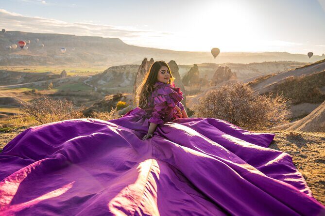 Photoshoot Experience in Cappadocia with Flying Dress - Cappadocia sunrise + a flying dress: the fairy-tale math works