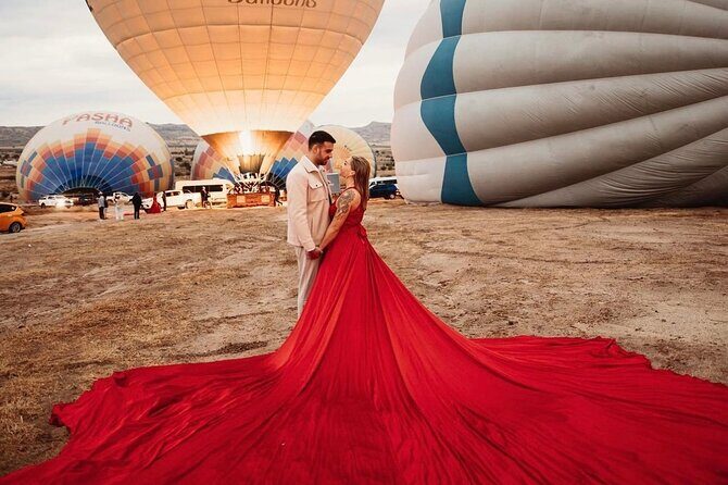 Professional Photo shooting in Cappadocia. - Dress details: how the included outfit works for real photos