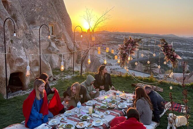 Romantic Cappadocia Sunset Dinner and Wine - Sunset Time: Views, Music, Fire Pit Energy, and Photo Help