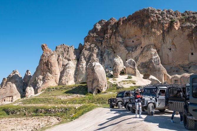 Sunset Jeep Safari in Cappadocia - Ortahisar panorama and Hallac Hospital Monastery: viewpoints plus a story stop