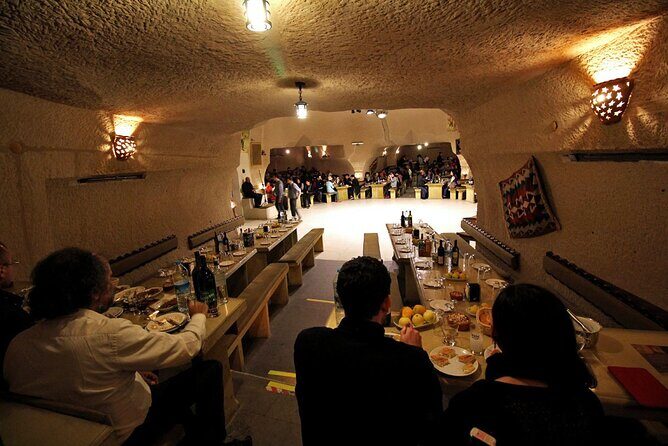 Turkish Night at Cave Restaurant with Dinner and Unlimited Drinks - The 3-Hour Show: Folk Dances, Belly Dance, and Audience Chaos (Optional)